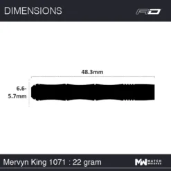 Winmau Mervyn King -Darts Promotion Store 1071 2022g 20Mervyn 20King 20 20Image 207