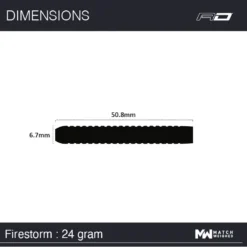 Winmau Firestorm -Darts Promotion Store 1472 Firestorm 24g Steeltip Image 7 1635511207