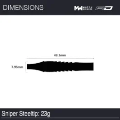 Winmau Sniper 1 -Darts Promotion Store 1492 Sniper 23gSteeltip Image7