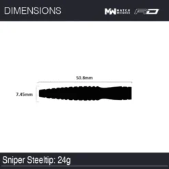 Winmau Sniper 2 -Darts Promotion Store 1493 Sniper 24gSteeltip Image7