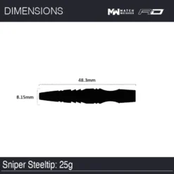 Winmau Sniper 3 -Darts Promotion Store 1494 Sniper 25gSteeltip Image7
