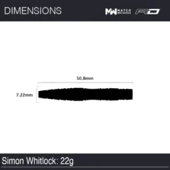 Winmau Simon Whitlock 85% Pro-Series -Darts Promotion Store 1499SimonWhitlock22gSteeltip Imagecopy7