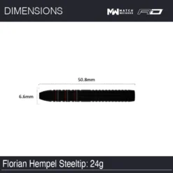 Winmau Florian Hempel 85% Pro-Series -Darts Promotion Store 1500 FlorianHempel 24gSteeltip Image7