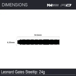 Winmau Leonard Gates Player Edition -Darts Promotion Store 1508 LeonardGates 24gSteeltip Image7