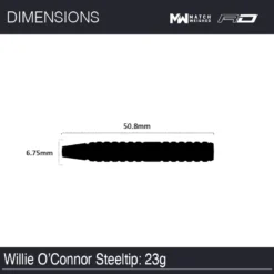 Winmau Willie O'Connor Player Edition -Darts Promotion Store 1511 WillieO Connor 23gSteeltip Image7