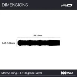 Winmau Mervyn King SE -Darts Promotion Store 2427 18g 20Barrel 2020g 20Full 20image 207