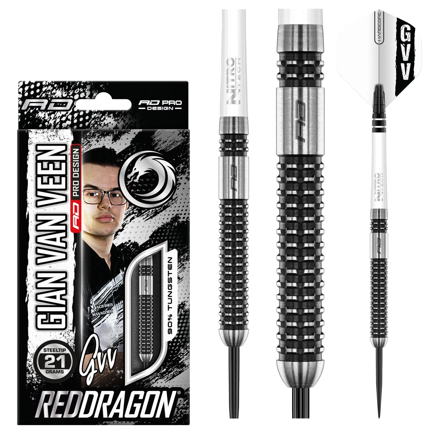 Red Dragon Darts Gian Van Veen Axis S.E. Darts 1 Red Dragon Darts Gian Van Veen Axis S.E. Darts