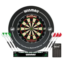 Winmau Professional Diamond Plus Dartboard Surround Set