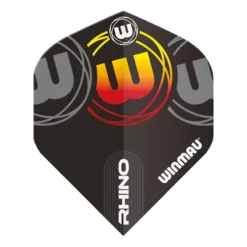 Winmau Black, Grey & Orange Rhino Standard 5 Winmau Black, Grey & Orange Rhino Standard -Darts Promotion Store 6905 227 Rhino Standard Flights Winmau Image 2 1635261604