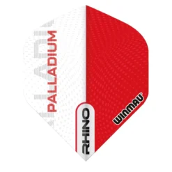 Winmau Red & White Rhino Standard 5 Winmau Red & White Rhino Standard -Darts Promotion Store 6905 234 Rhino Standard Flights Image 2 1673946010