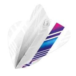 Darts Promotion Store 27 Winmau White, Blue & Purple Kite Prism Delta Standard
