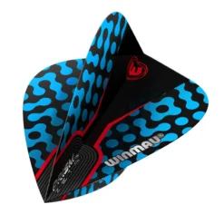Winmau Blue, Black & Red Prism Zeta Kite