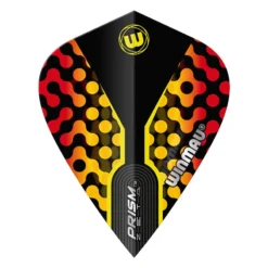 Winmau Black, Yellow & Red Prism Zeta Standard -Darts Promotion Store 6907 112 ZetaKiteBlackYellowRed image2
