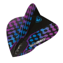 Winmau Blue, Black & Purple Prism Zeta Kite