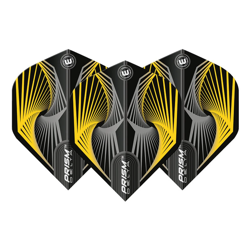 Winmau Yellow & Grey Prism Delta Standard 2 Winmau Yellow & Grey Prism Delta Standard - Image 2