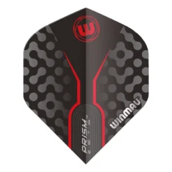Winmau Black, Grey & Red Prism Zeta Standard -Darts Promotion Store 6915 306 Prism Zeta Flights Winmau Image 2 1635258004