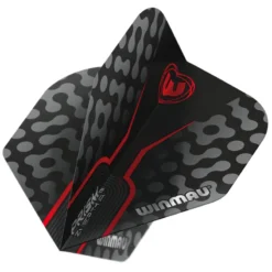 Winmau Black, Grey & Red Prism Zeta Standard