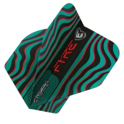 Winmau Black, Turquoise & Red Prism Alpha Standard