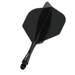 Winmau Fusion Integrated Flight & Shaft -Darts Promotion Store 8777FusionIntegratedFlight ShaftShortBlack2