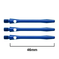 Red Dragon Darts Anodised Aluminium Shafts -Darts Promotion Store C49 Anodised Aluminium Blue Medium x 3 1674750009
