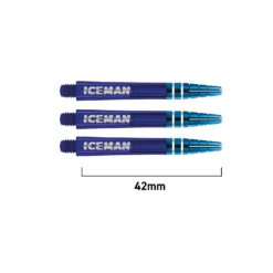 Red Dragon Darts Gerwyn Price Iceman Nitro Ionic Shafts -Darts Promotion Store C812GerwynPriceNitrotechBluewithaBlueTop Medium Image
