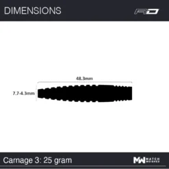 Red Dragon Darts Carnage 3 -Darts Promotion Store Carnage3 25g Image7