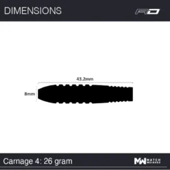 Red Dragon Darts Carnage 4 -Darts Promotion Store Carnage4 26g Image7