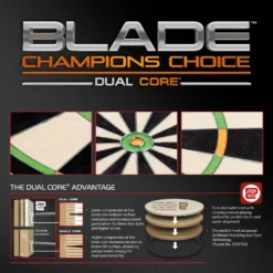 Winmau Winmau Blade Dual Core Champions Choice Dartboard 15 Winmau Winmau Blade Dual Core Champions Choice Dartboard -Darts Promotion Store Champions 20Choice 20 20Image 208