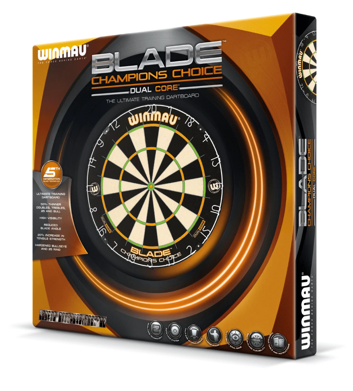 Winmau Winmau Blade Dual Core Champions Choice Dartboard 4 Winmau Winmau Blade Dual Core Champions Choice Dartboard - Image 4