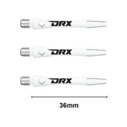 Red Dragon Darts DRX-Coated Aluminium Logo Shafts -Darts Promotion Store DRX short white logo 9bd181cb 261b 442e b7e4 d019f7a56379