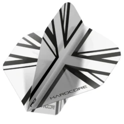 Red Dragon Darts Transparent & Black Union Jack Hardcore Standard