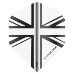 Red Dragon Darts Transparent & Black Union Jack Hardcore Standard -Darts Promotion Store F6252 20x 201