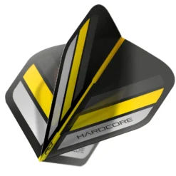 Red Dragon Darts Black & Yellow Stripe Hardcore Standard