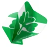 Red Dragon Darts Hardcore Ireland Flag Dart Flights