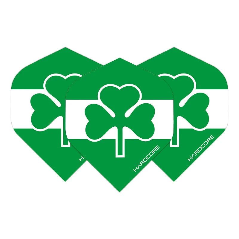 Red Dragon Darts Hardcore Ireland Flag Dart Flights 2 Red Dragon Darts Hardcore Ireland Flag Dart Flights - Image 2