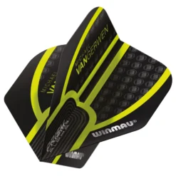 Winmau MVG Translucent Black With Green Line Prism Alpha Standard