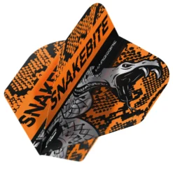 Red Dragon Darts Peter Wright Orange Coiled Snakeskin Hardcore Standard