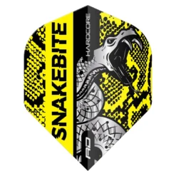 Red Dragon Darts Peter Wright Yellow Coiled Snakeskin Hardcore Standard -Darts Promotion Store F6568x1