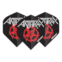 Winmau Anthrax Logo Standard -Darts Promotion Store F6586 Rockband Flights Winmau Image 203