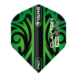 Red Dragon Darts Jonny Clayton Red & Green Yin Yang Standard -Darts Promotion Store F6971JonnyClaytonRed GreenYinYang5