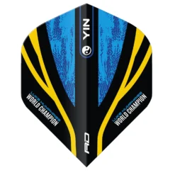 Red Dragon Darts Luke Humphries World Champion Blue & Gold Yin Yang -Darts Promotion Store F6996LukeHumphriesWorldChampionBlue GoldYinYang6