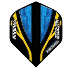 Red Dragon Darts Airwing Luke Humphries World Champion Moulded Black & Blue Standard -Darts Promotion Store F8106 2