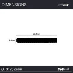 Red Dragon Darts GT3's 21 Red Dragon Darts GT3's -Darts Promotion Store GT3 26g Image7