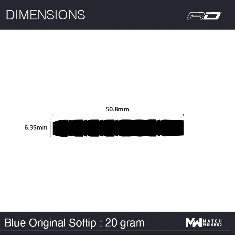 Red Dragon Darts Gerwyn Price Blue Originals Soft Tip 6 Red Dragon Darts Gerwyn Price Blue Originals Soft Tip - Image 6