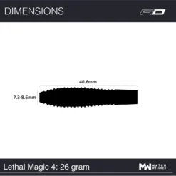Red Dragon Darts Lethal Magic 4 -Darts Promotion Store LethalMagic4 26g Image8