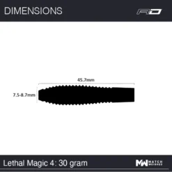 Red Dragon Darts Lethal Magic 4 -Darts Promotion Store LethalMagic4 30g Image7 117c54d9 9ef8 480f 9557 46e13b62eaae