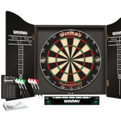 Winmau Professional Darts Cabinet Set -Darts Promotion Store PROFESSIONALDARTBOARDSET50033
