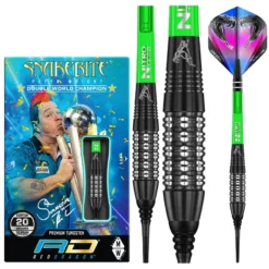 Red Dragon Darts Peter Wright Black Strike Soft Tip