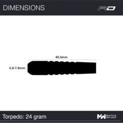 Red Dragon Darts Flightmasters Torpedo -Darts Promotion Store RDD0016 Torpedo 24g Image 7 1655898721 scaled