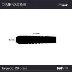 Red Dragon Darts Flightmasters Torpedo -Darts Promotion Store RDD0017 Torpedo 26g Image 7 1655898727 scaled